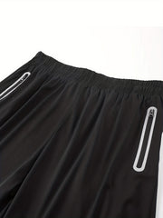 Men's Side Zip Pockets Running Shorts