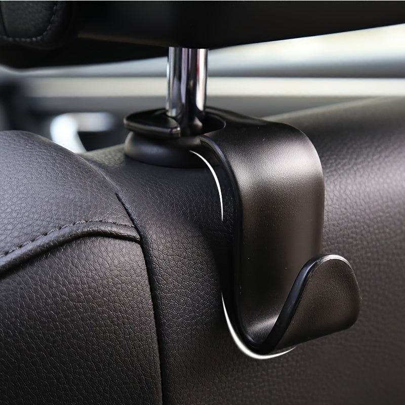 2pcs Car Seat Back Hook Hidden Hook Car Hanging Item Hook Headrest Seat Back