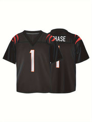 Boys Breathable Rugby Jersey Athletic Football Shirt