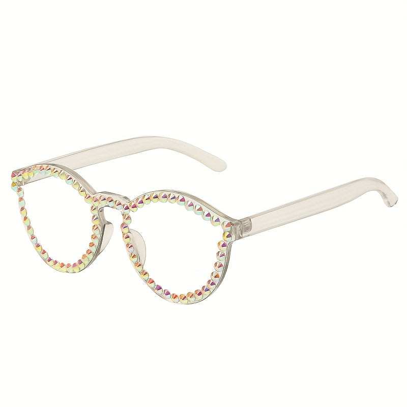 Y2K Candy Cat Eye Sunglasses Rhinestone Glasses UV400