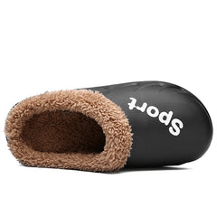 Flame Plush Slide Slippers For Men Women