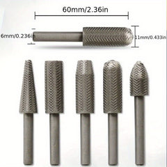 5pcs Rotating Grinding Head for Precision Grinding Tasks