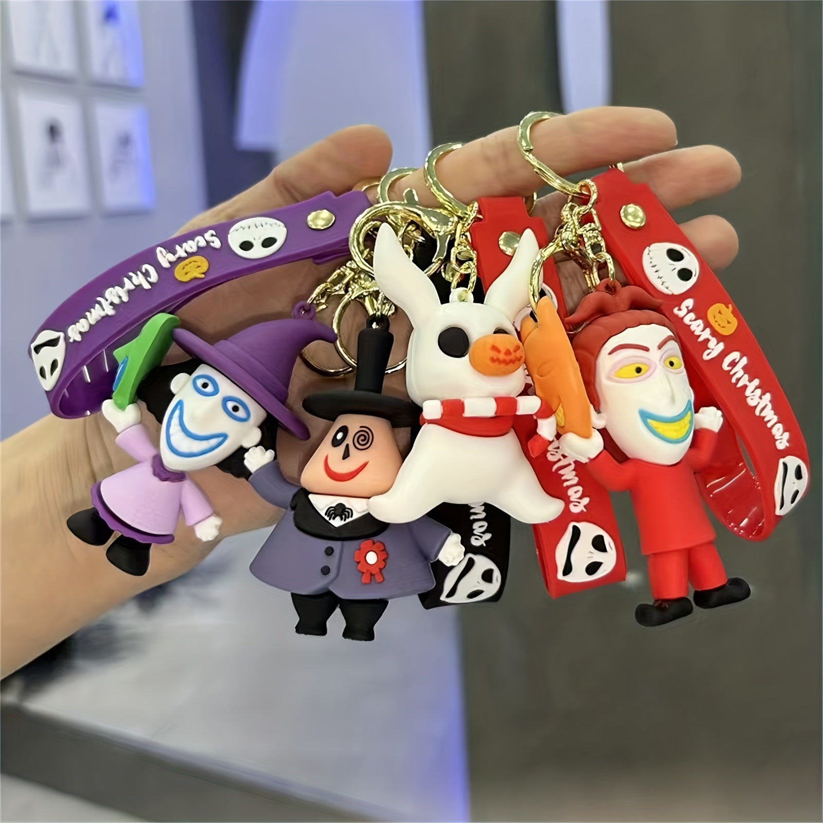 Halloween Cartoon Keychain Bag Ornament