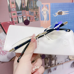 Women's Clear Lens Square Glasses Light Blocking Eyewear