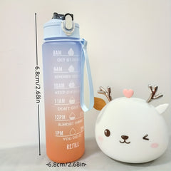 Gradient Outdoor Matte Sports Water Bottle 900ml
