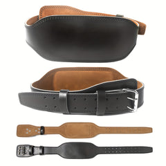 Adjustable PU Weight Lifting Belt with Padded Leather Support
