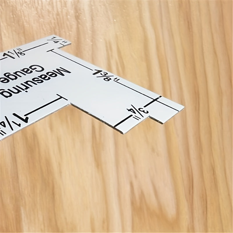 1pc Multilateral Aluminum Ruler Metal Patchwork Clothing Tailor Ruler