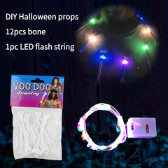 DIY Bone Necklace Halloween Christmas Carnival Ball Single Party Jewelry