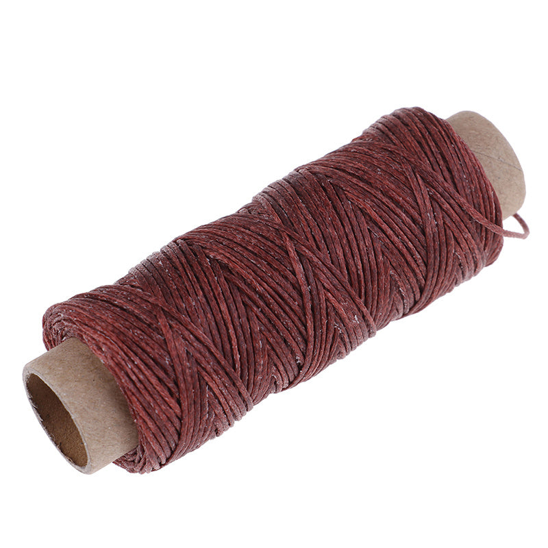 50m 1968inch Leather Sewing Flat Waxed Thread 150D