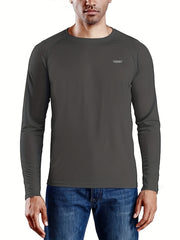 Men's Quick Dry Long Sleeve Rash Guard UPF 50 Sun Protection Shirt