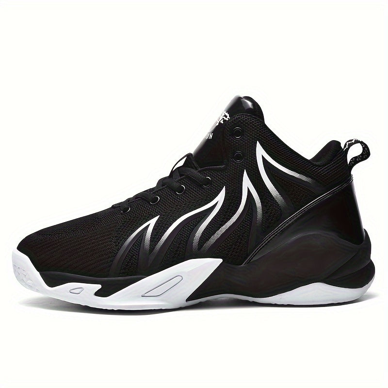 Men's Plus Size Breathable Basketball Shoes Non Slip Lace Up Sneakers
