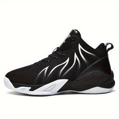 Men's Plus Size Breathable Basketball Shoes Non Slip Lace Up Sneakers
