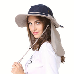Quick Drying Sun Hat with Neck Guard UV Protection Boonie Hat