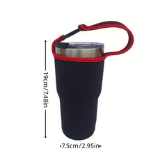 Neoprene Tumbler Carrier Cup Holder with Handle