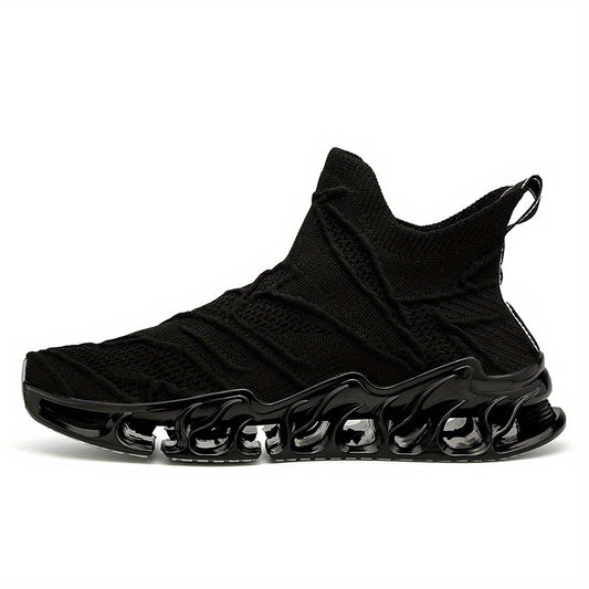 Men's Slip on Blade Sneakers Lightweight Breathable Athletic Shoes