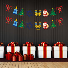 Christmas Party Banner Pull Plag Mixed Flag Decoration