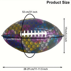 Reflective Fish Scale Football No 9 for Training