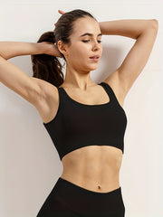 Breathable Yoga Sports Bra Push Up Gym Crop Top Women's Activewear