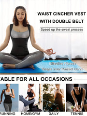 Women's Sauna Sweat Waist Trainer Vest for Weight Loss Workout
