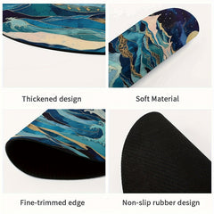 Moonlit Ocean Mouse Pad Non Slip Rubber Base Mousepad