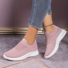 Mesh Breathable Low Top Sneakers Running Shoes Women's Footwear