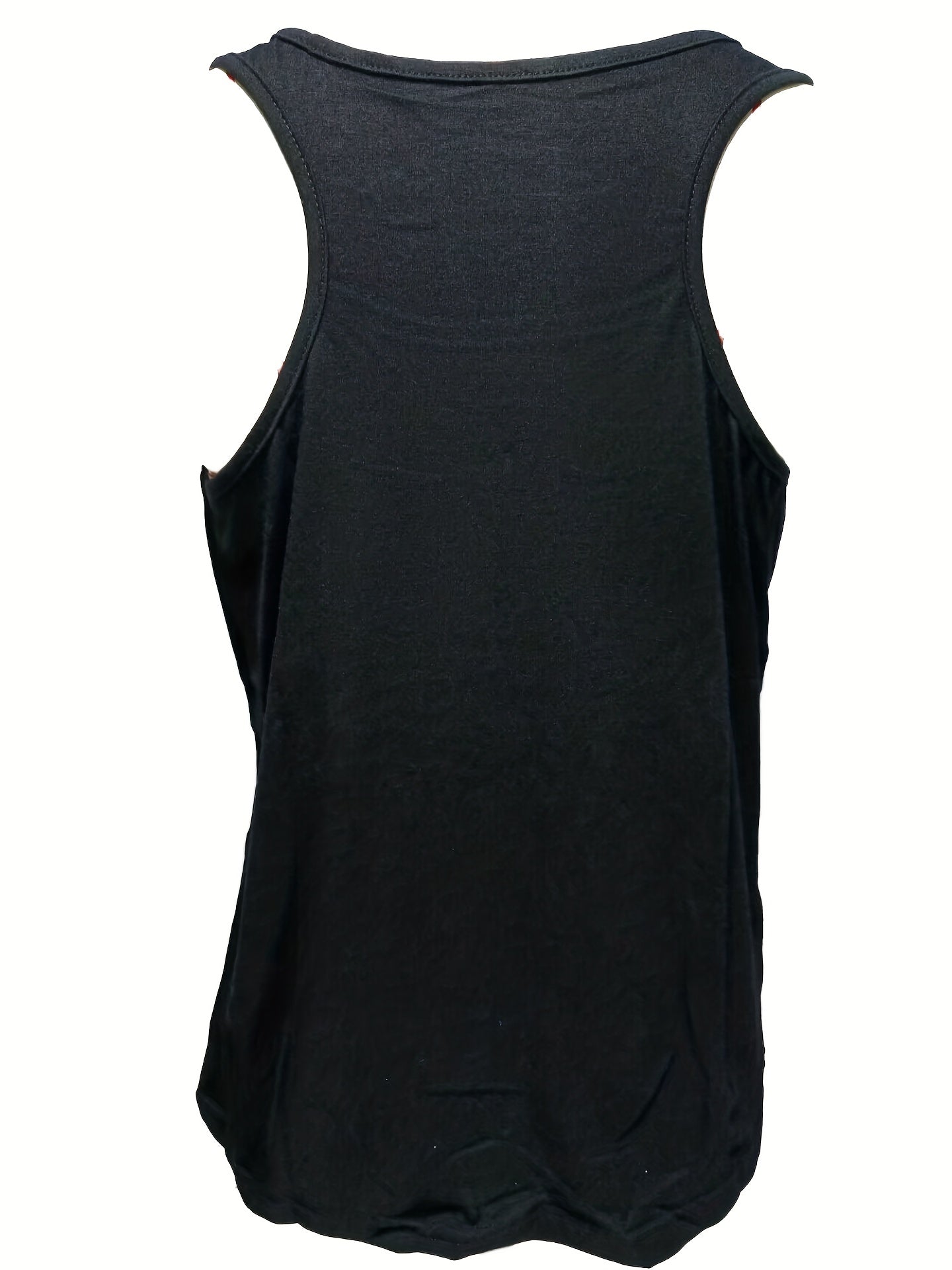 Butterfly & Floral Print Tank Top Sleeveless Summer Tank