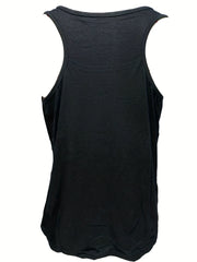 Butterfly & Floral Print Tank Top Sleeveless Summer Tank