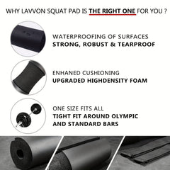 Foam Bell Shoulder Pad for Weightlifting Squats, Gymnastics
