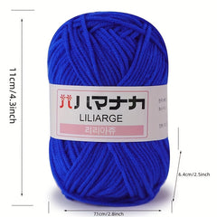 10pcs 63m 4 Strand Knitting Wool Crochet Scarf Hat Yarn DIY 25g