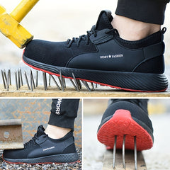 Men Work Shoes Lightweight Comfortable Puncture Proof Non Slip Indestructible
