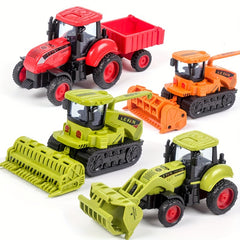 Inertia Agricultural Engineering Vehicle Toy Farm Farmer Car Toy
