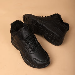 Women's Non-slip Medium Tube Snow Boots Thick Bottom Warm Sneakers