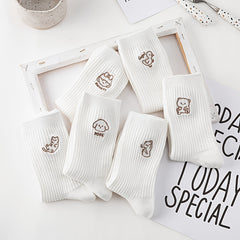 8 Pairs Soft Animal Socks for Women