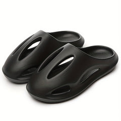 Men's Anti-skid Slides Hollow Out Platform Slippers
