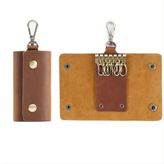 Stylish PU Faux Leather Key Case Protector