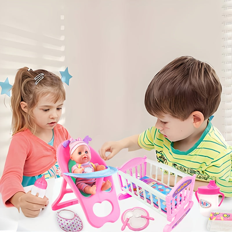 10pcs Doll Accessories Party Game Set for Children Over 3 Years Old