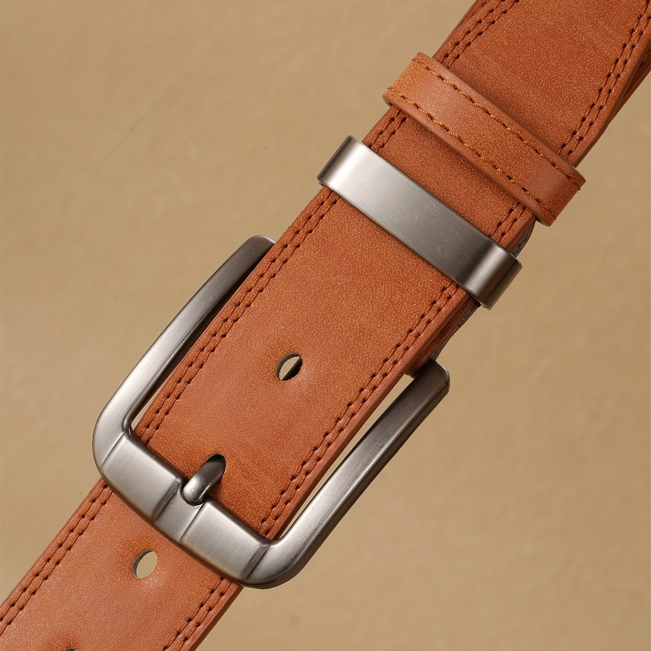 Men's Casual Buckle Belt for Denim Pants Jeans