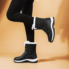 Women's Waterproof Snow Boots High Top Hiking Boots