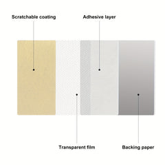 Golden & Silvery Scratch Off Labels for Games & Prizes