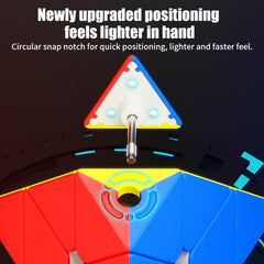 SENGSO Speed Cube Pyramid 3X3X3 Smooth Turning Stickerless