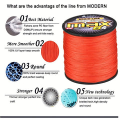1pc 500m 546 8yds 8 Strands Braided PE Fishing Line