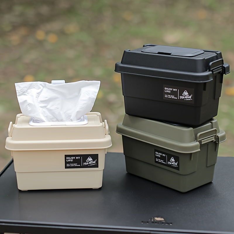 Outdoor Desktop Paper Drawer Storage Box Trash Bin Seasoning Bottle Storage Box