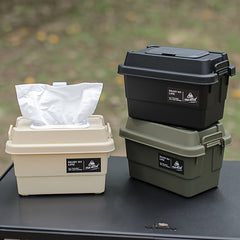Outdoor Desktop Paper Drawer Storage Box Trash Bin Seasoning Bottle Storage Box