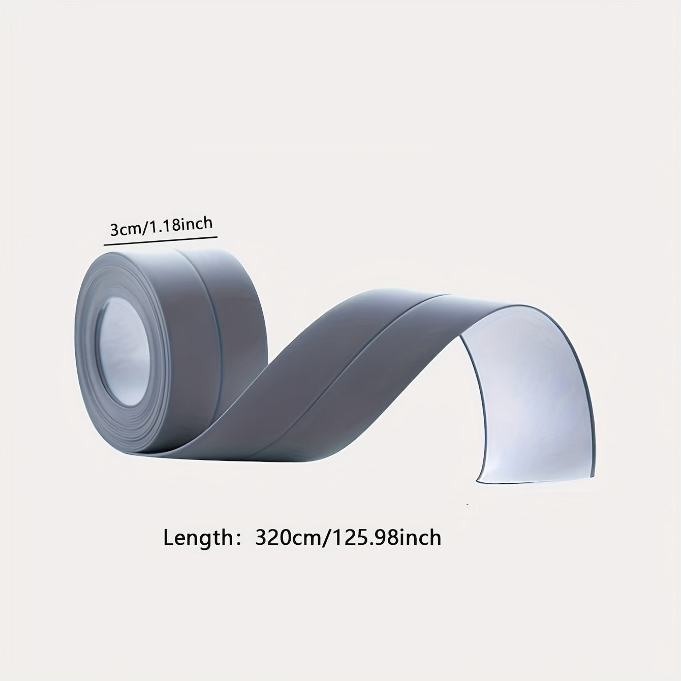 1pc Shower Bath Sealing Strip Tape Self Adhesive Waterproof Wall Sticker