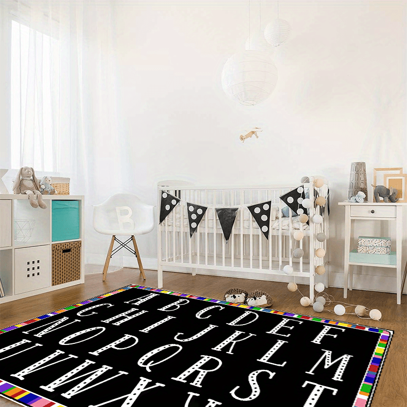 Alphabet Game Large Carpet Area Carpet Living Room Bedroom Soft Carpet Non Slip