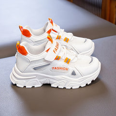 Boy's Chunky Non Slip Casual Soft Sole Sneakers For Kids Outdoor