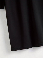 Miami Letter Print Set Crew Neck Tee & Slim Shorts