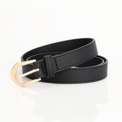 Women's Pin Buckle Thin Belt for Jeans Dress