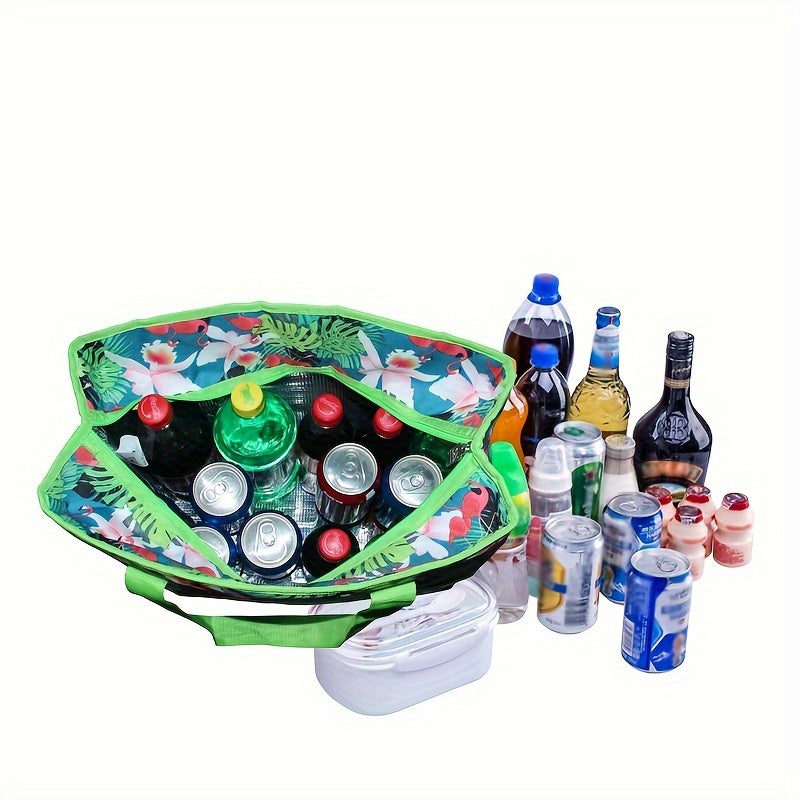 Insulated Lunch Bag Waterproof Thermal 2 Layer Bag