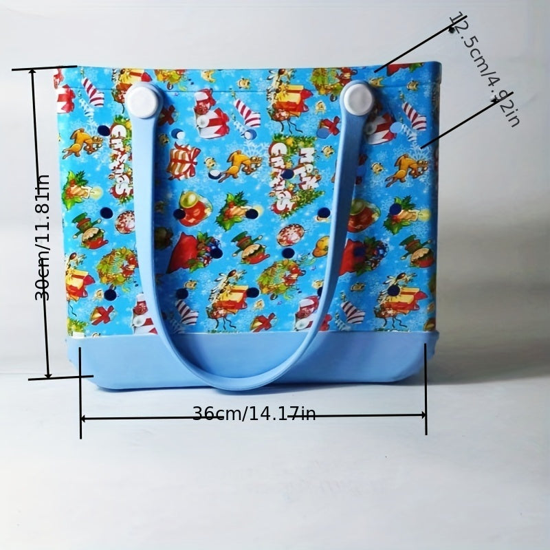 Christmas Decoration Beach Bag Travel Tote Storage Sports Fitness
